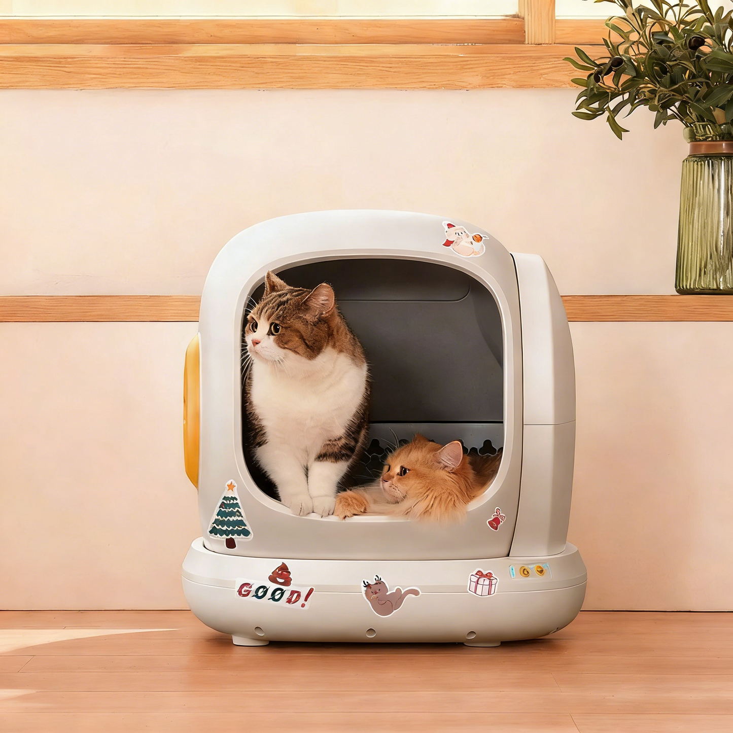 littercore Christmas Sticker Set | Cute Pet Holiday Stickers (2 Sheets)