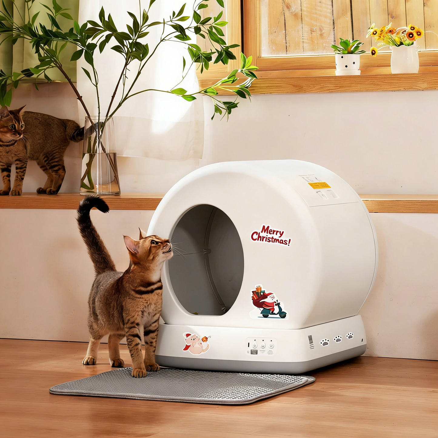 littercore Christmas Sticker Set | Cute Pet Holiday Stickers (2 Sheets)