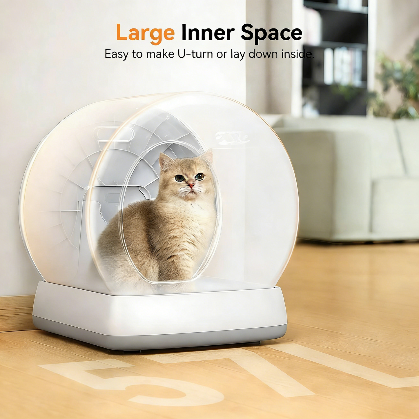 littercore Self-Cleaning Cat Litter Box - MW-SC01 (Gray)