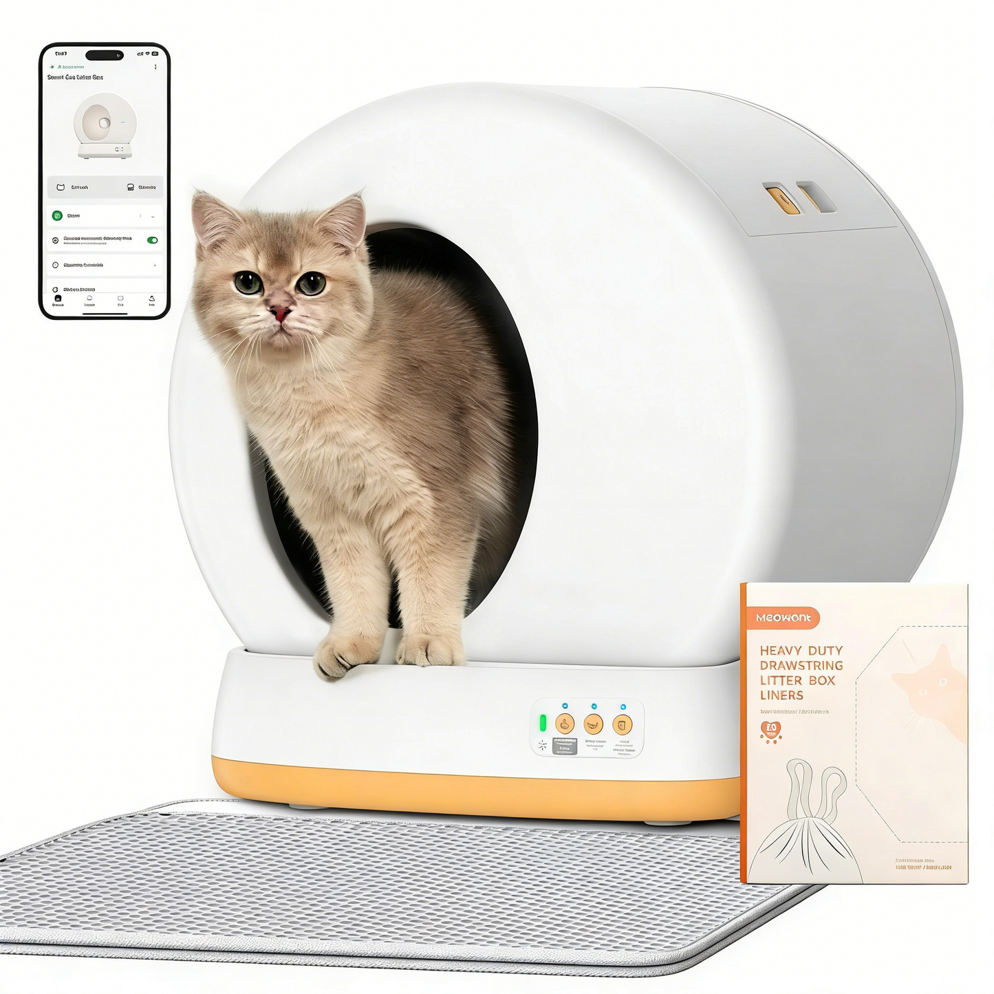 littercore Self-Cleaning Cat Litter Box - MW-SC01
