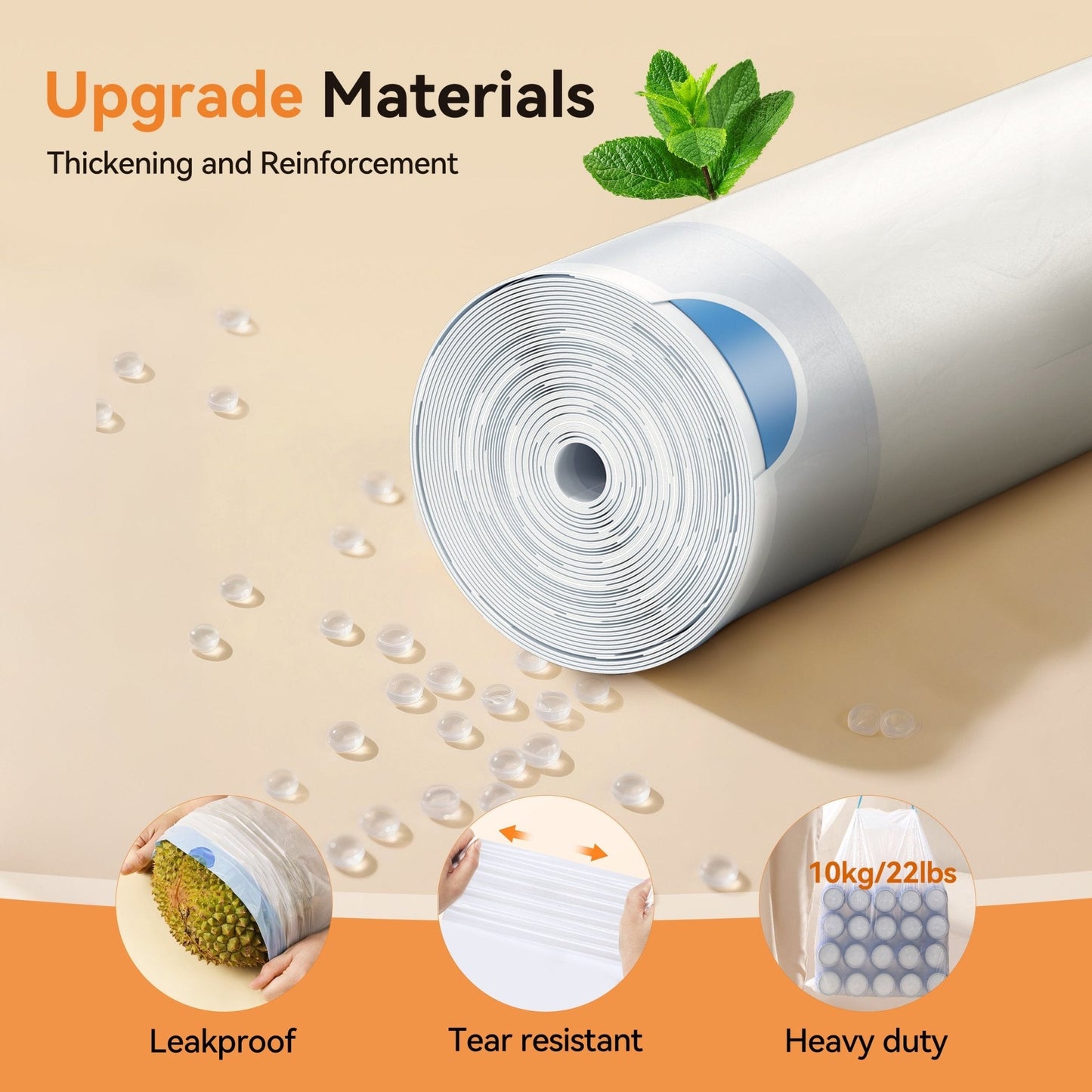 littercore Litter Box Liners – Roll Pack (20 Bags/Roll)