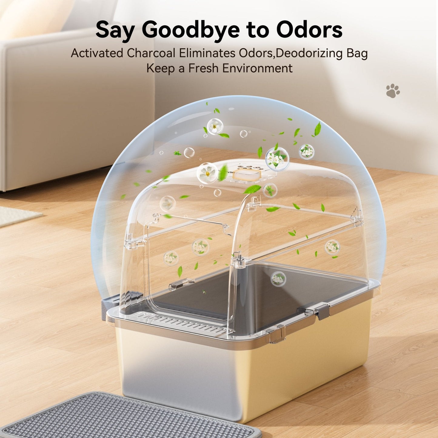 littercore Stainless Steel Cat Litter Box -  LB02