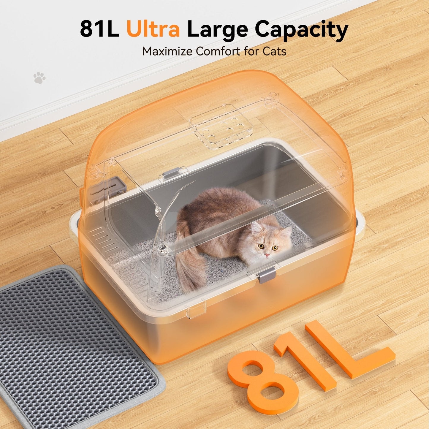littercore Stainless Steel Cat Litter Box -  LB02